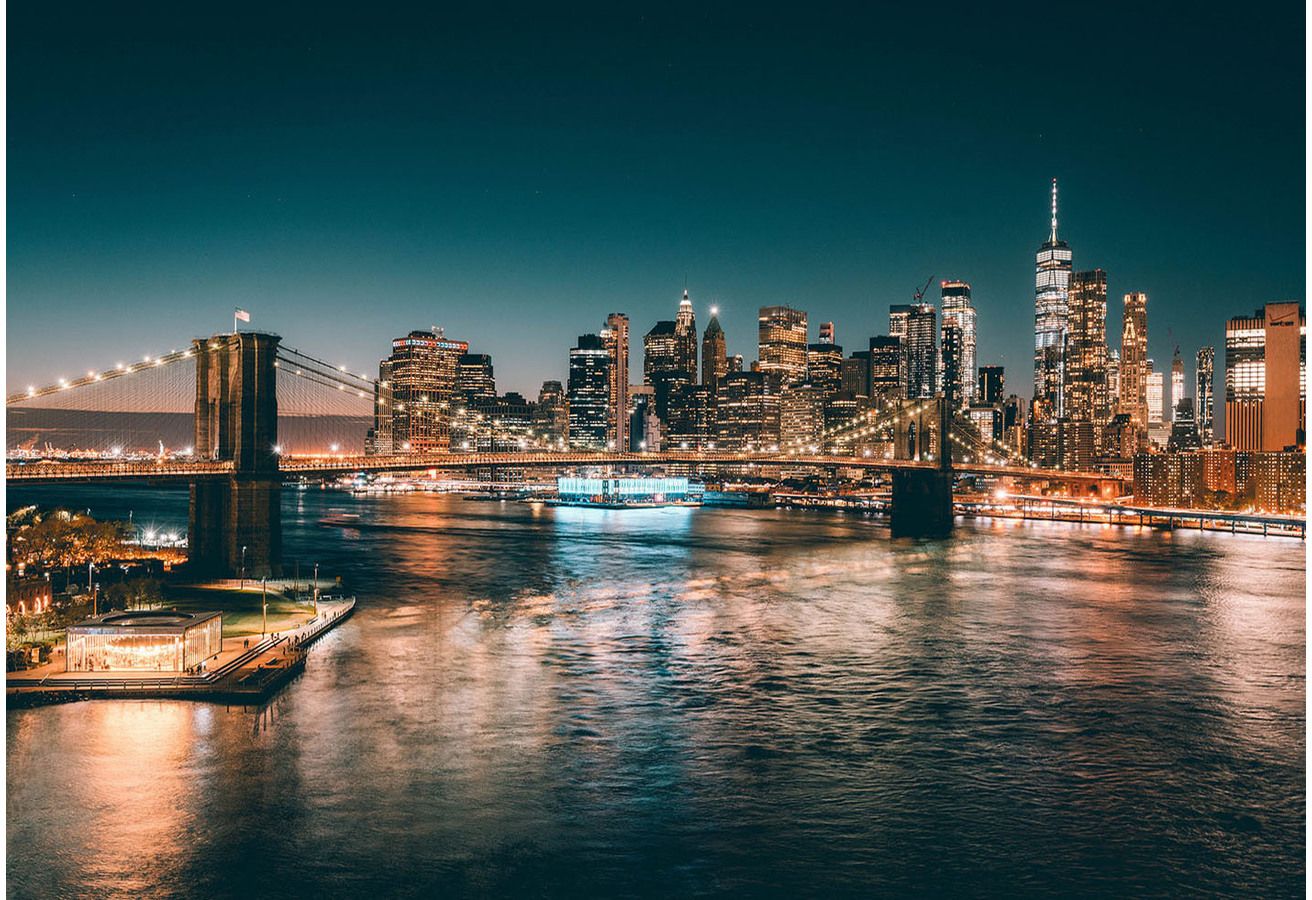 Glasmalerei - Br�cke - 130x90 cm