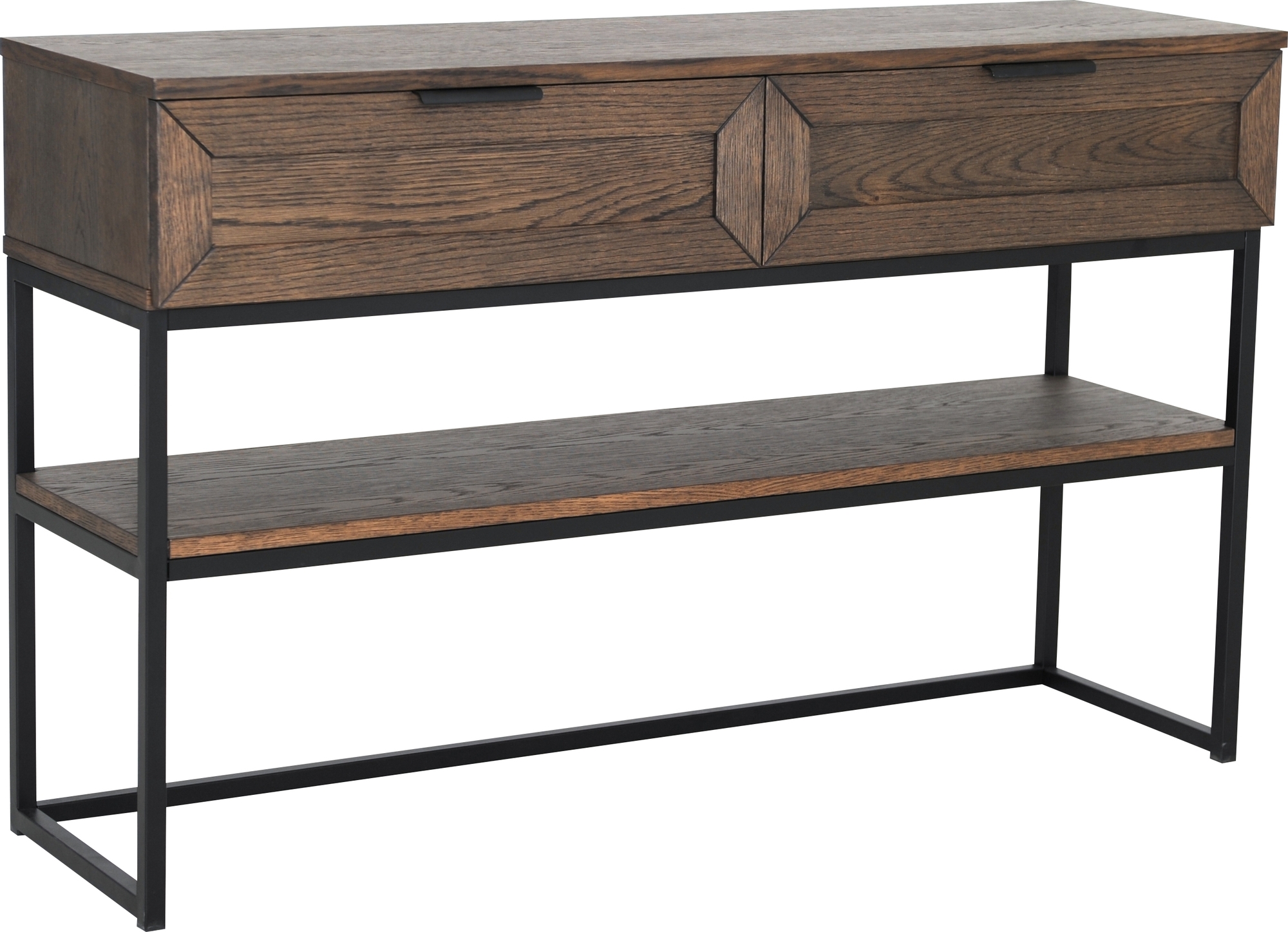 Zion Konsolentisch 120 x 36 cm - Geöltes braunes Eichenfurnier Zion Konsolentisch 120 x 36 cm - Geöltes braunes Eichenfurnier