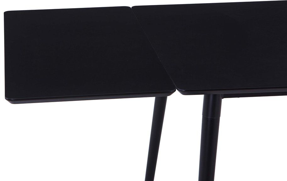 Gefaltete Klappe 45 x 80 cm - schwarze Box