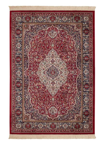 K�nstlicher Seidenteppich Vengal - Rot