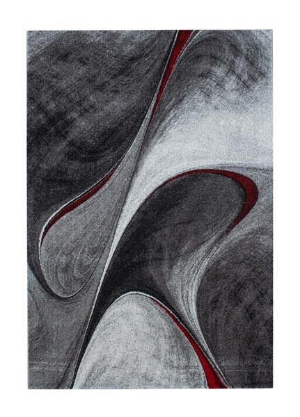 Maschinengewebter Teppich Arvel - Rot