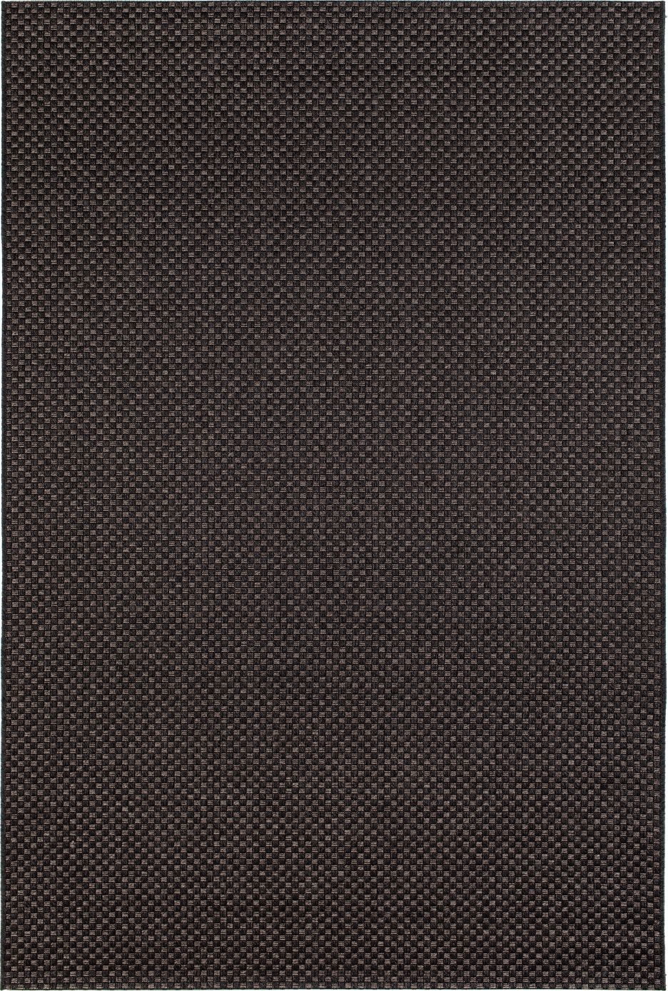 Flachgewebter Teppich Pampero Dunkelgrau