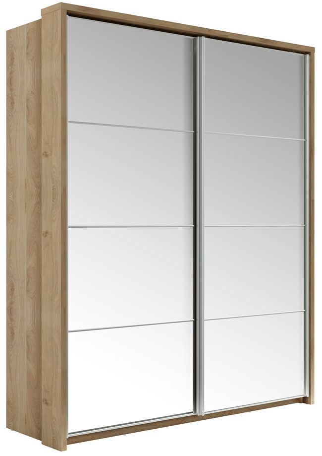 Mervyn Garderobe mit Spiegel - Shetland Eiche