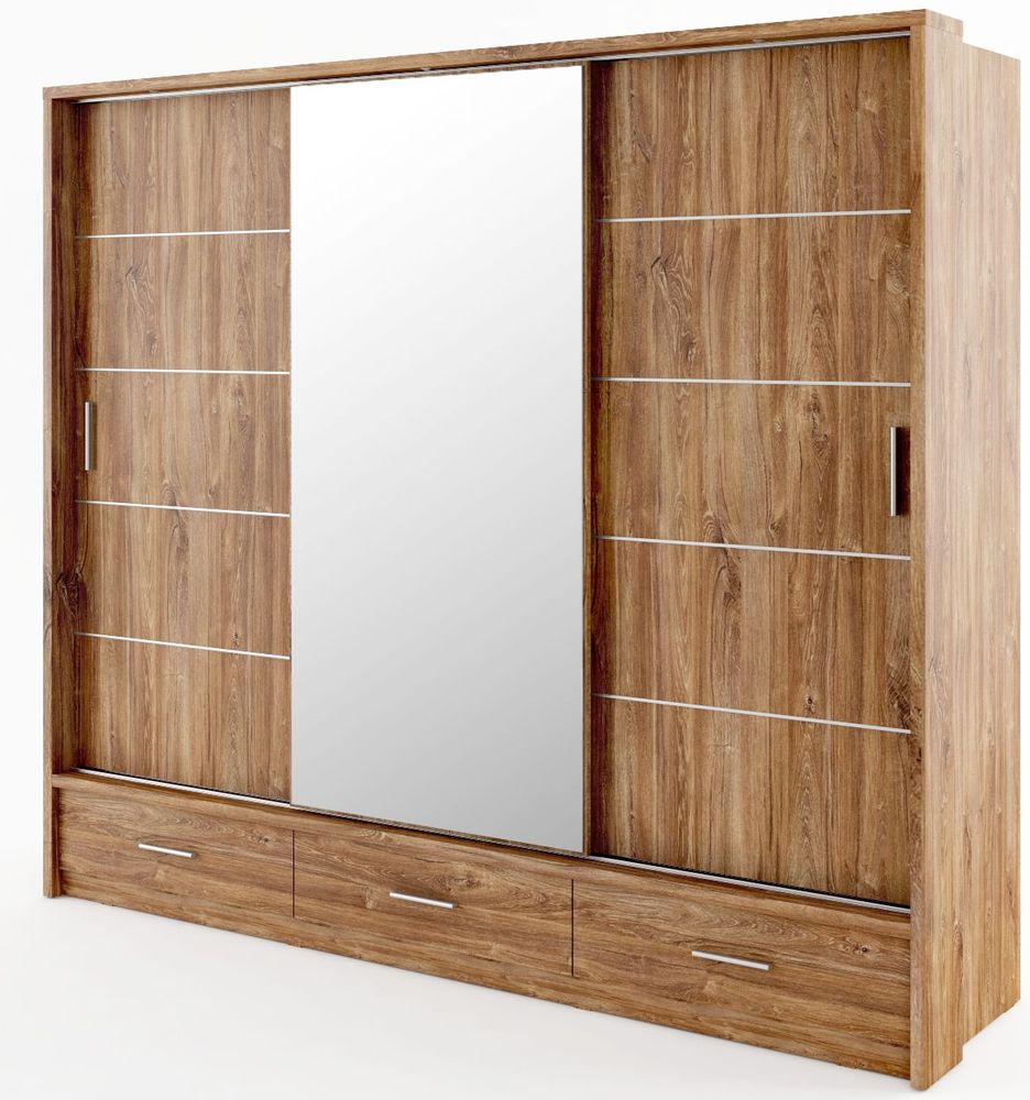 Mervyn Kleiderschrank - Stirling Eiche