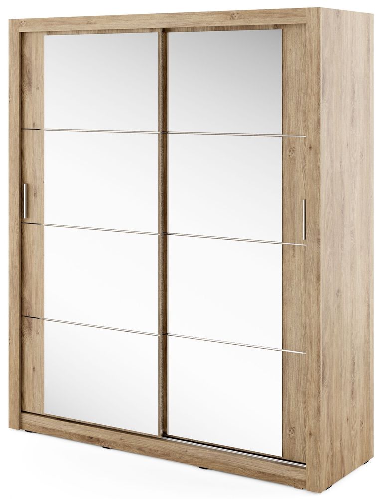 Mervyn Kleiderschrank - Shetland Eiche