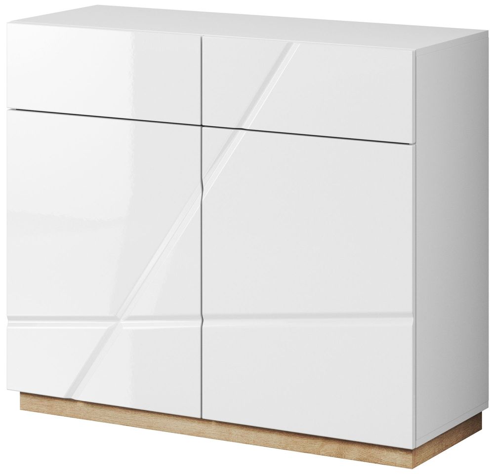 Villum Kommode - Weiß/Eiche pur Villum Kommode - Weiß/Eiche pur