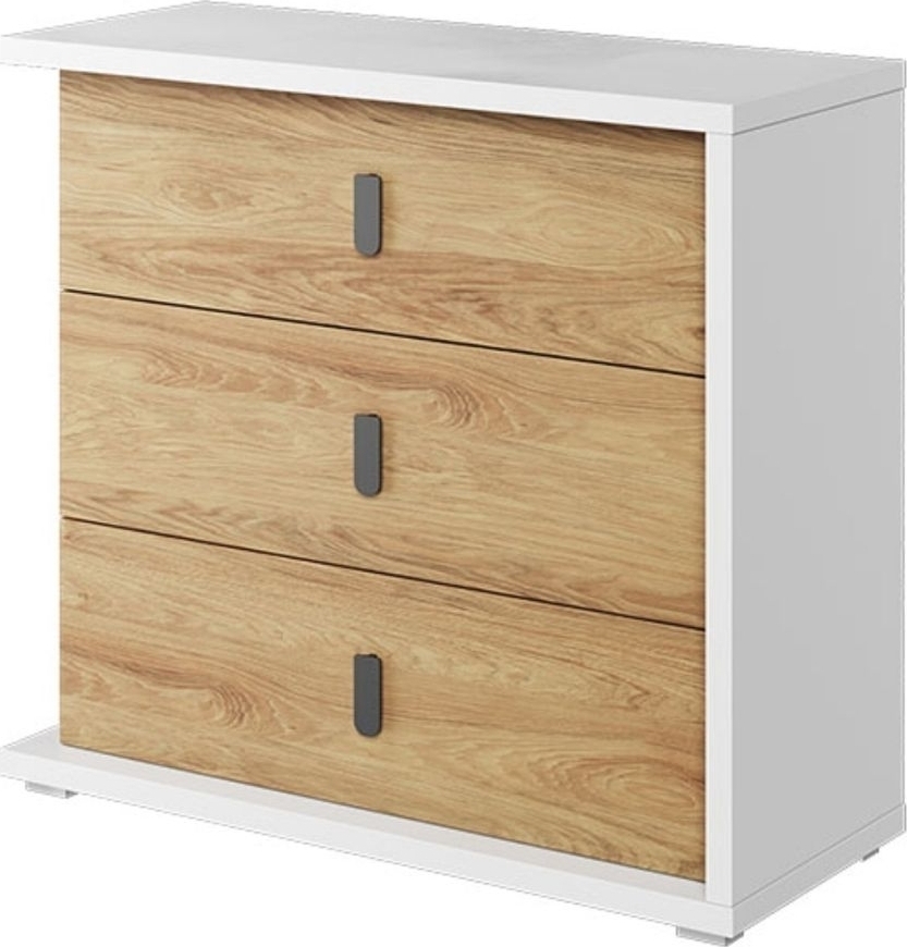 Simi Kommode 100 cm - Hickory/wei�