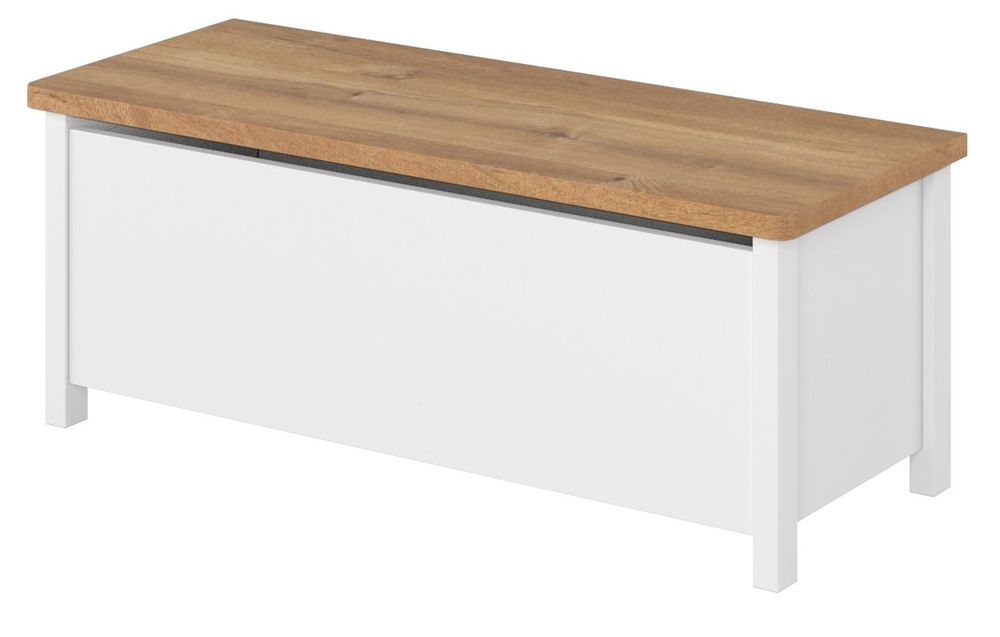 Eldon Aufbewahrungsbox - Wei� / Eiche