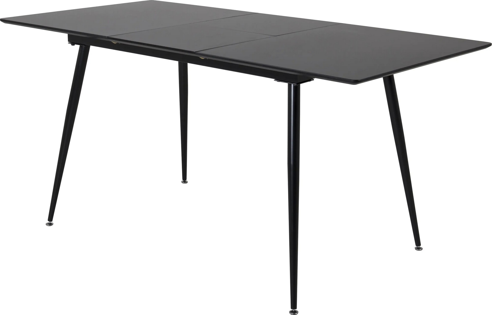 Küchen-Esstisch 120-160 cm - Schwarz Küchen-Esstisch 120-160 cm - Schwarz