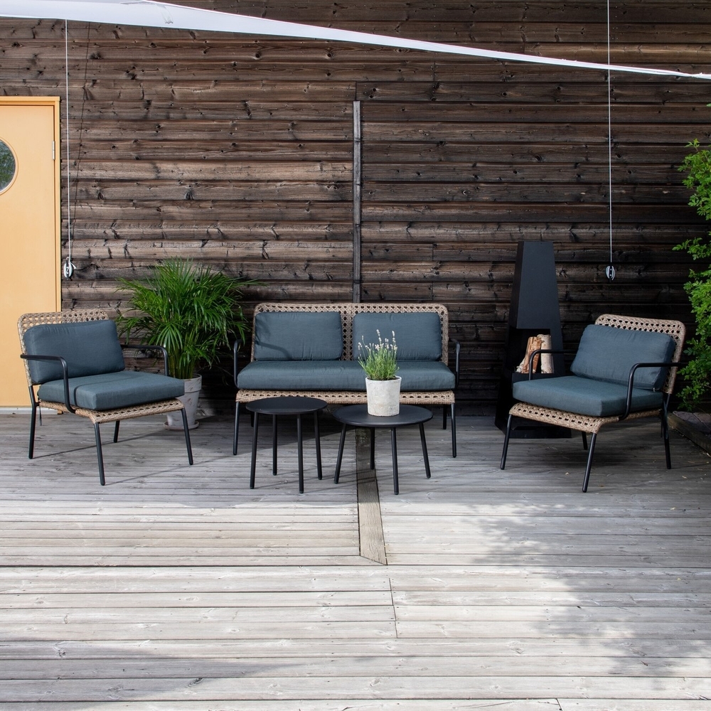 Sofagruppe Paola - Schwarz