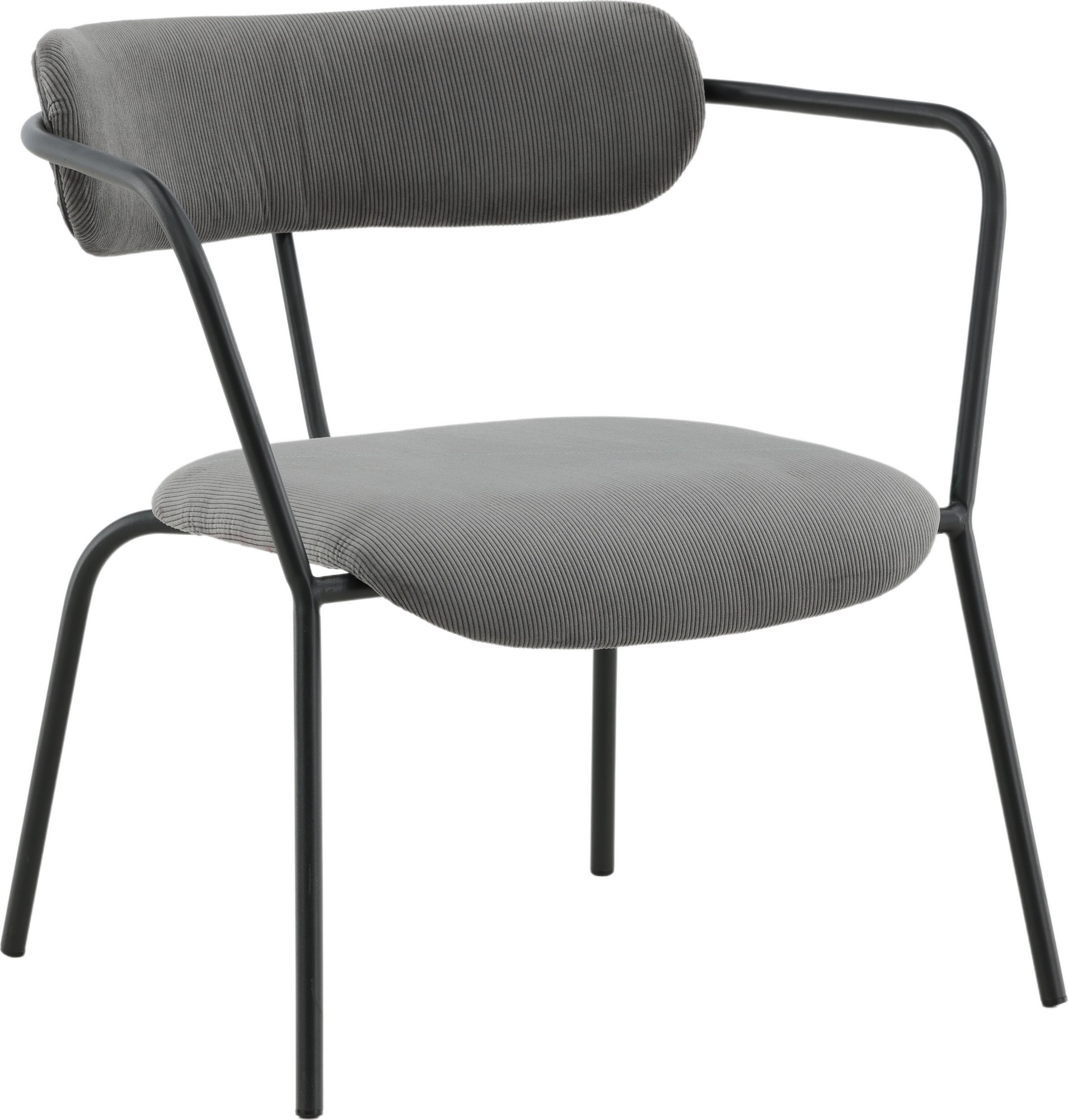 Shaun Sessel - Grauer Kordsamt Shaun Sessel - Grauer Kordsamt