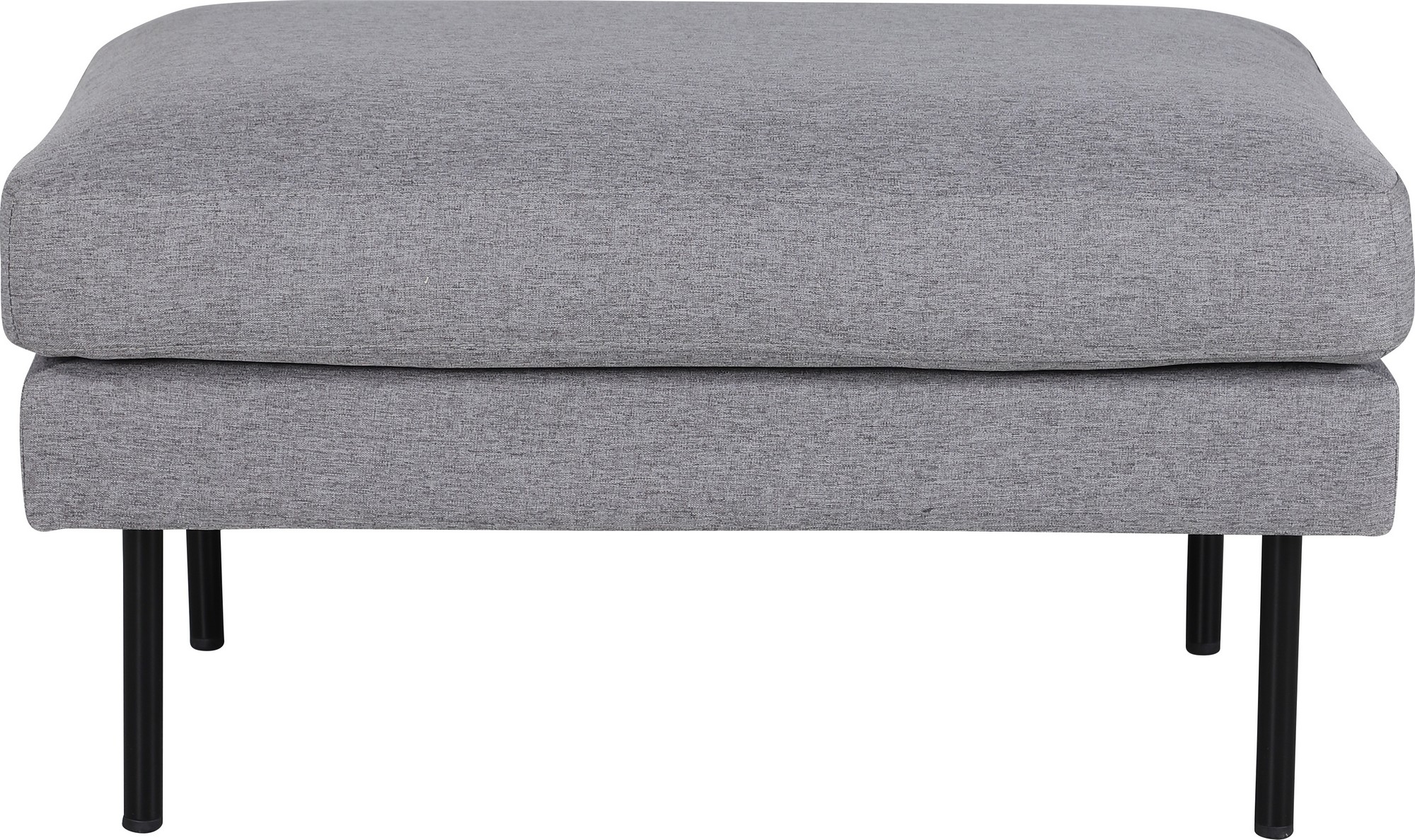 Sitzpuff Eden - Stahlgrauer Stoff