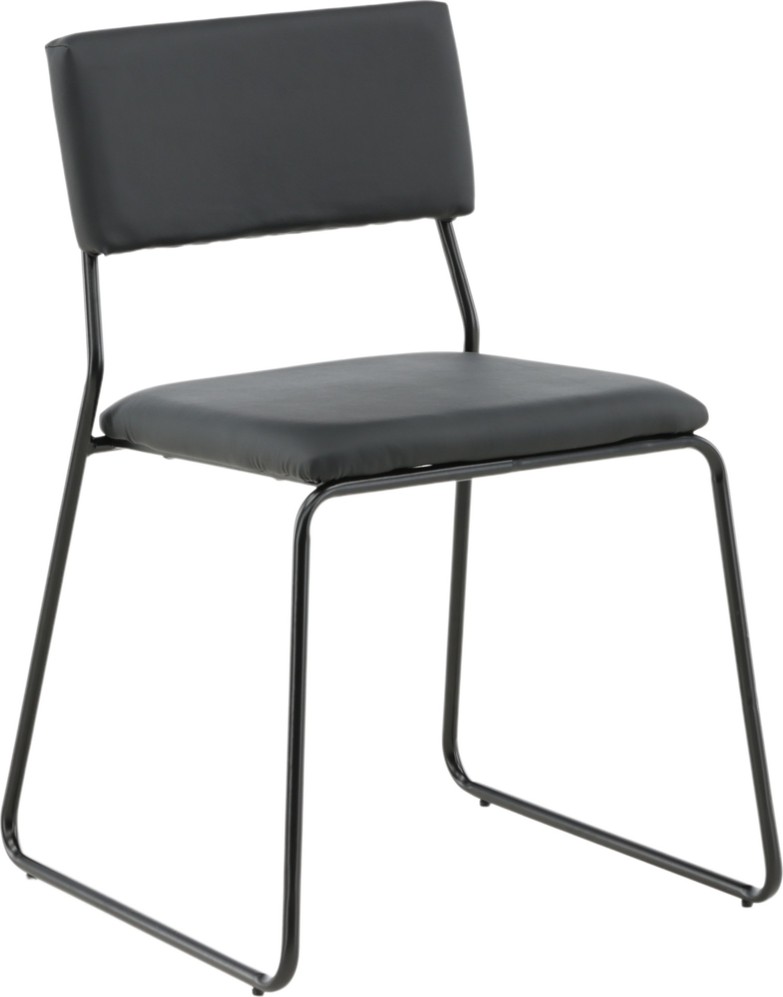 Frequenzstuhl - Schwarzes PU