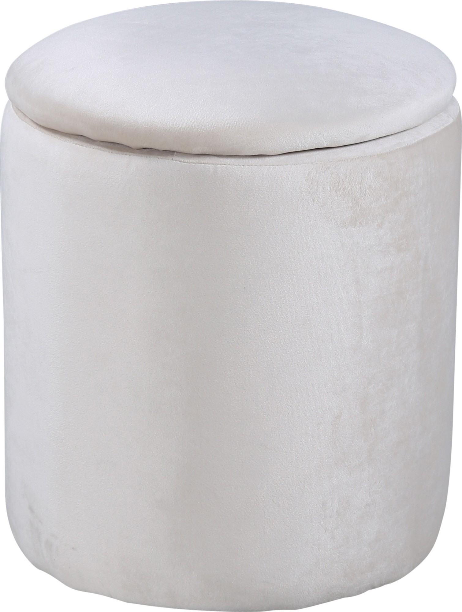 Lotten Hocker - Beige Samt