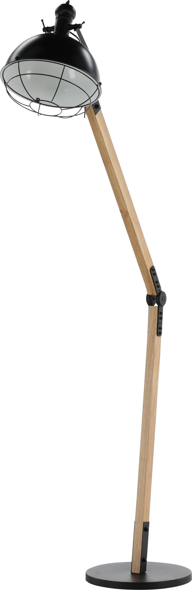 Swift Stehlampe - Holz/schwarz