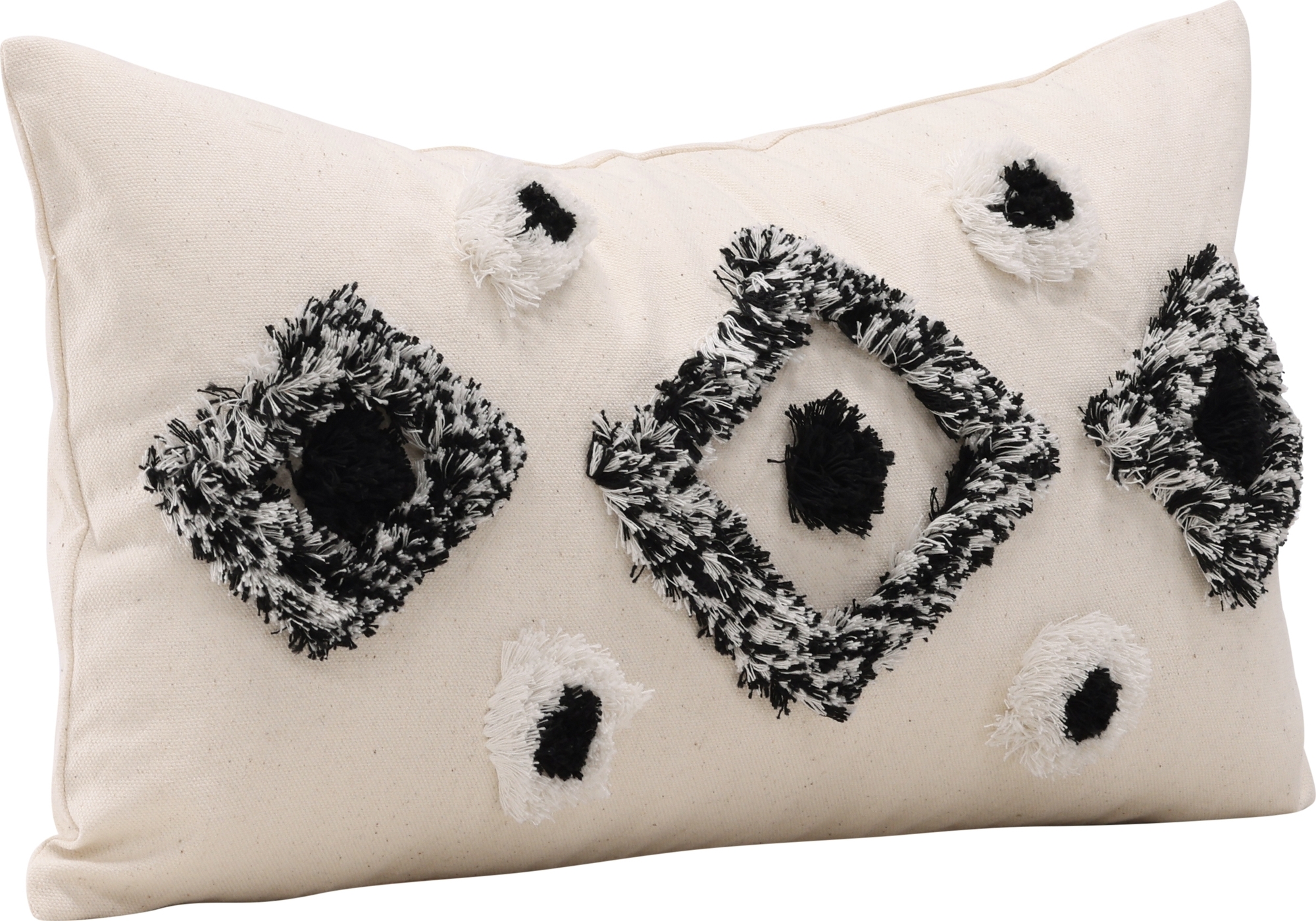 Melissa Kissenbezug 50 x 30 cm - Schwarz/Wei�