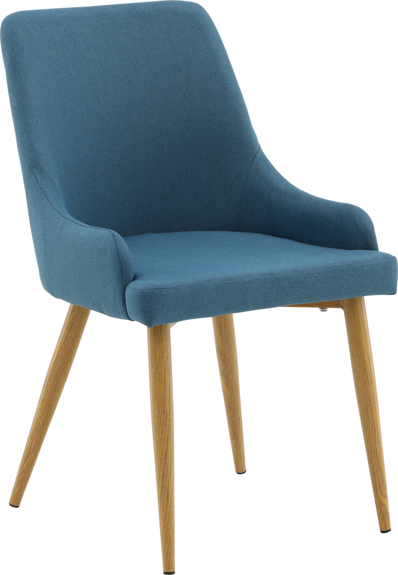 Paradis Esszimmerstuhl - Blau/Eiche