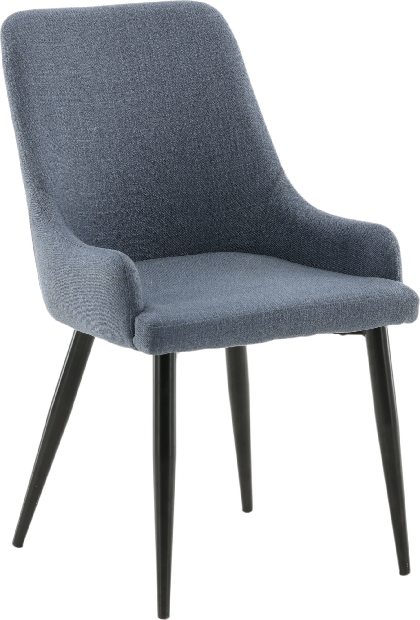 Paradis Esszimmerstuhl - Blau/Schwarz