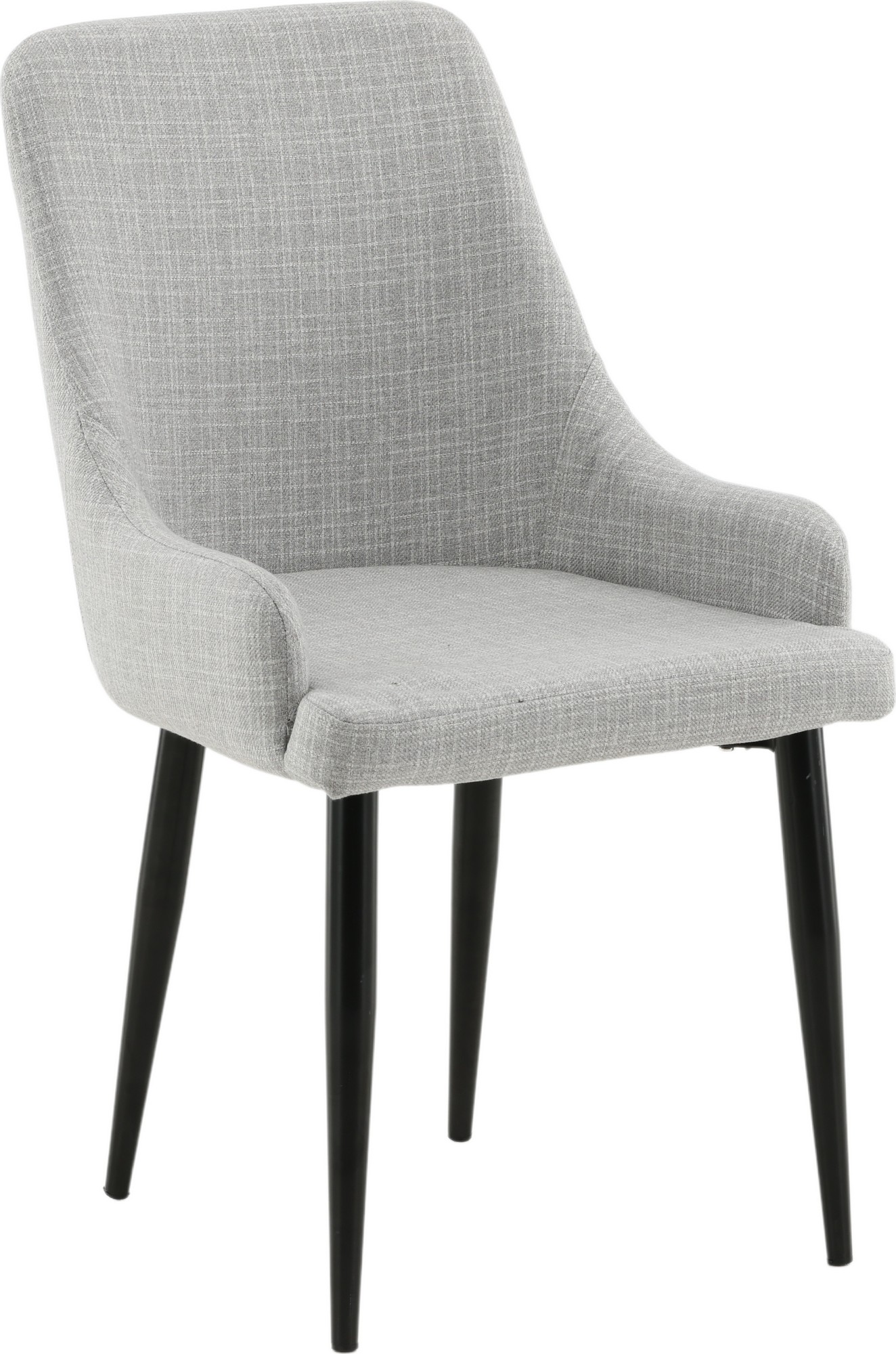Paradis Esszimmerstuhl - Hellgrau/Schwarz
