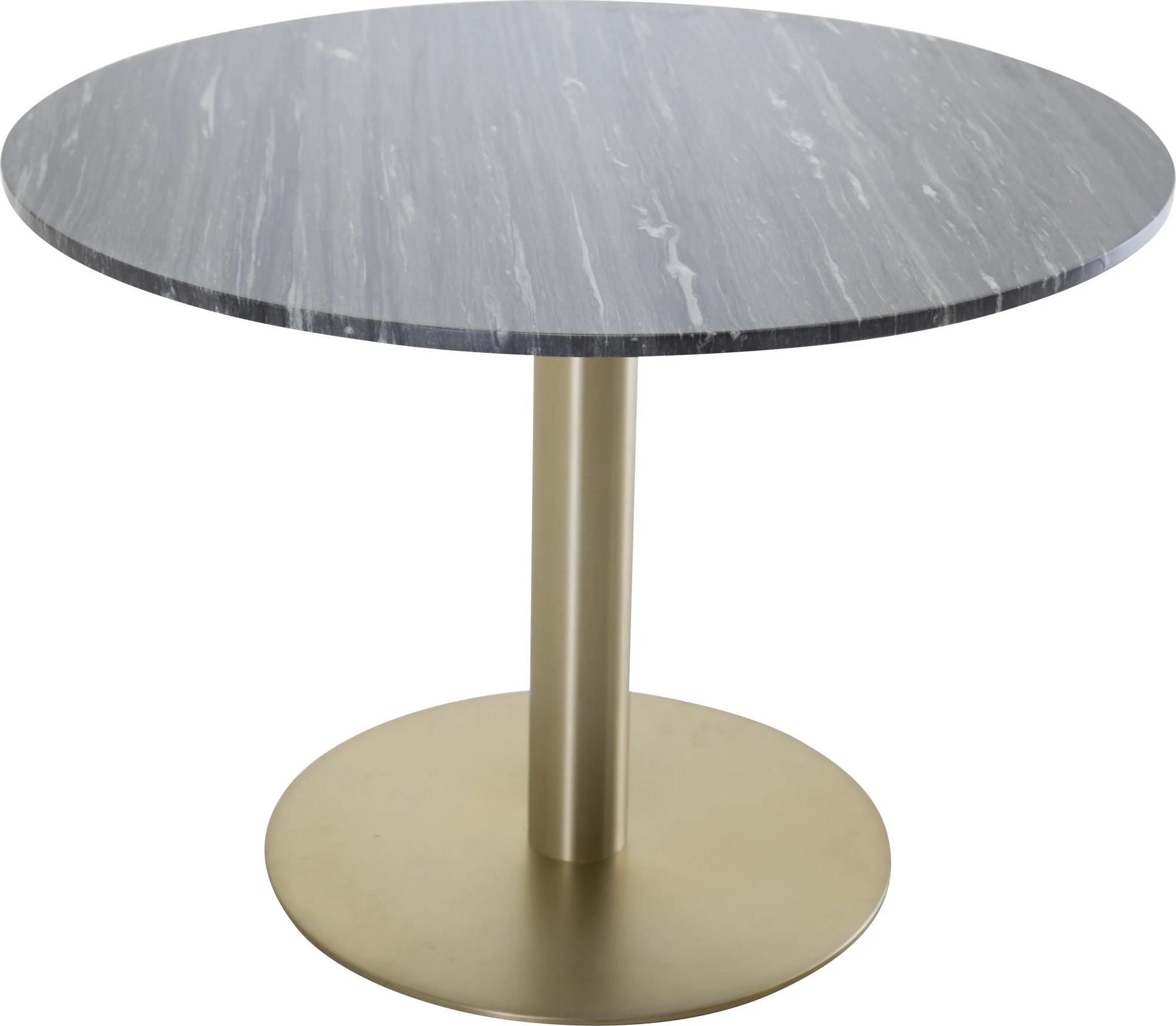 Kvarnbacken Esstisch 106 cm - Dunkler Marmor/Messing