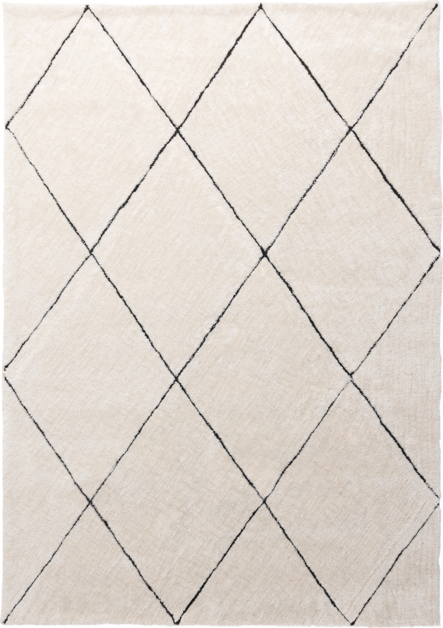 Patrik-Teppich - Schwarz/Weiß Patrik-Teppich - Schwarz/Weiß