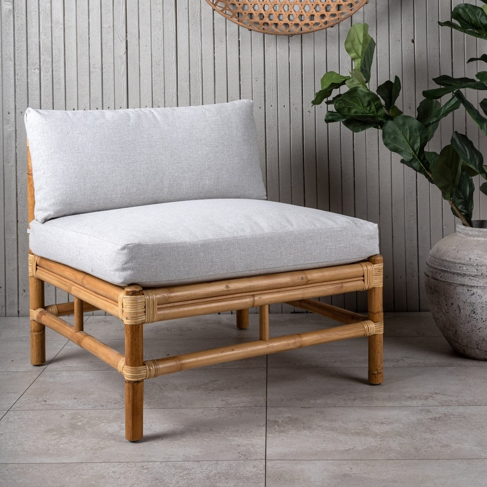 Mittelmodul aus Rohrstock - Natur Mittelmodul aus Rohrstock - Natur