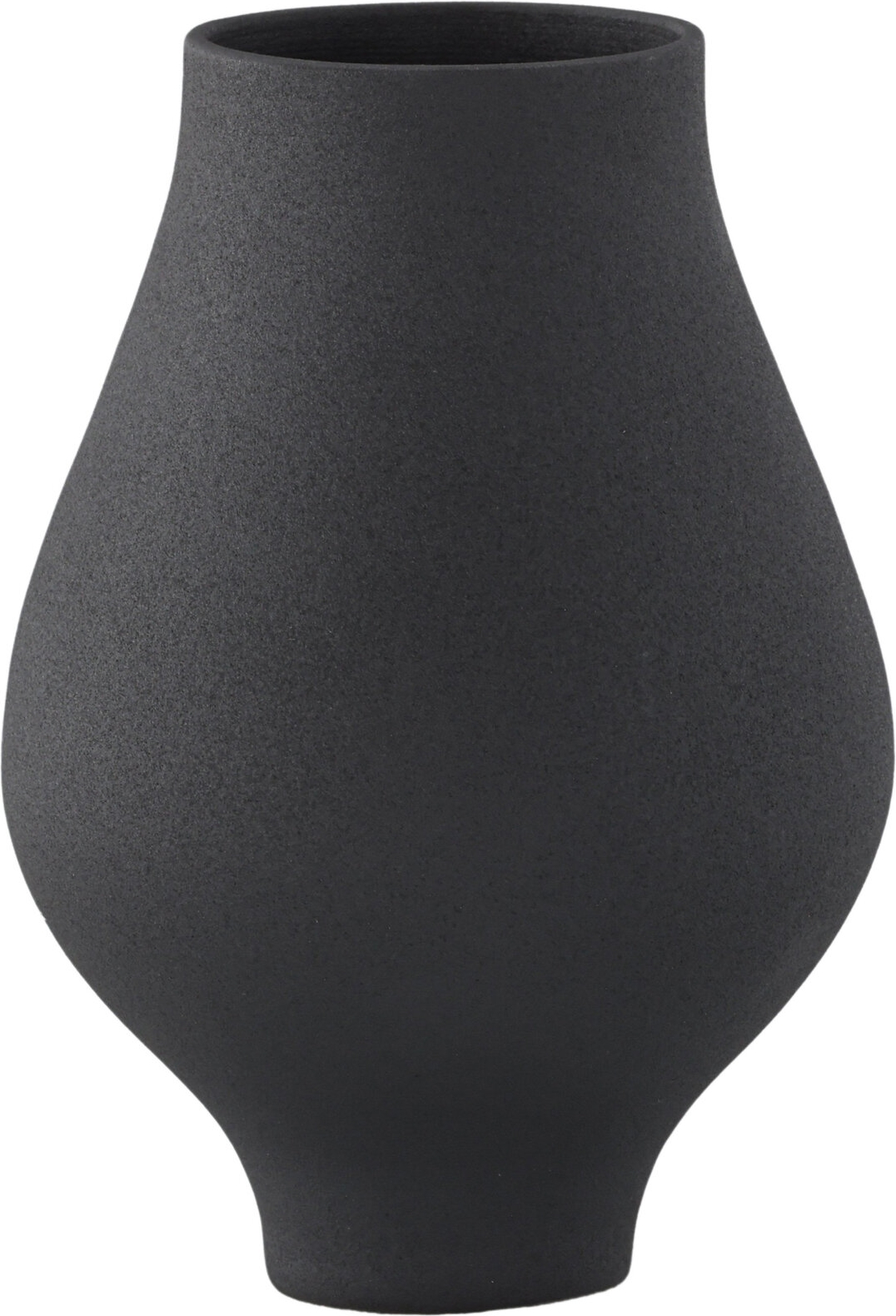 Rellis Vase 14 x 24 cm - Schwarz