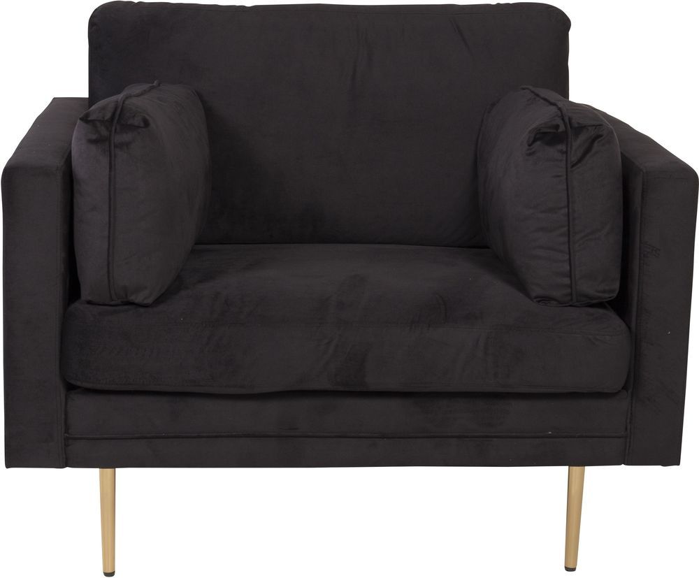 Sessel Savanna - Schwarzer Samt