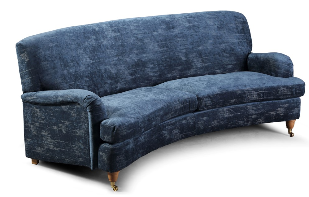 Howard Luxor Club gebogenes 4-Sitzer Sofa - Frei w�hlbare Farbe!
