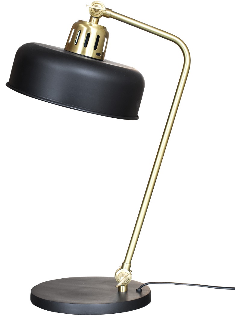 Tischlampe Charlie Olsson & Jensen (CO129320) - Schwarz/Messing Tischlampe Charlie Olsson & Jensen (CO129320) - Schwarz/Messing