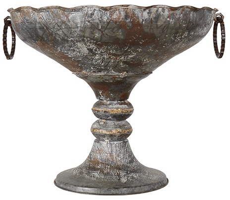 Fenix-Zierschale Groß - Metall verzinkt Fenix-Zierschale Groß - Metall verzinkt