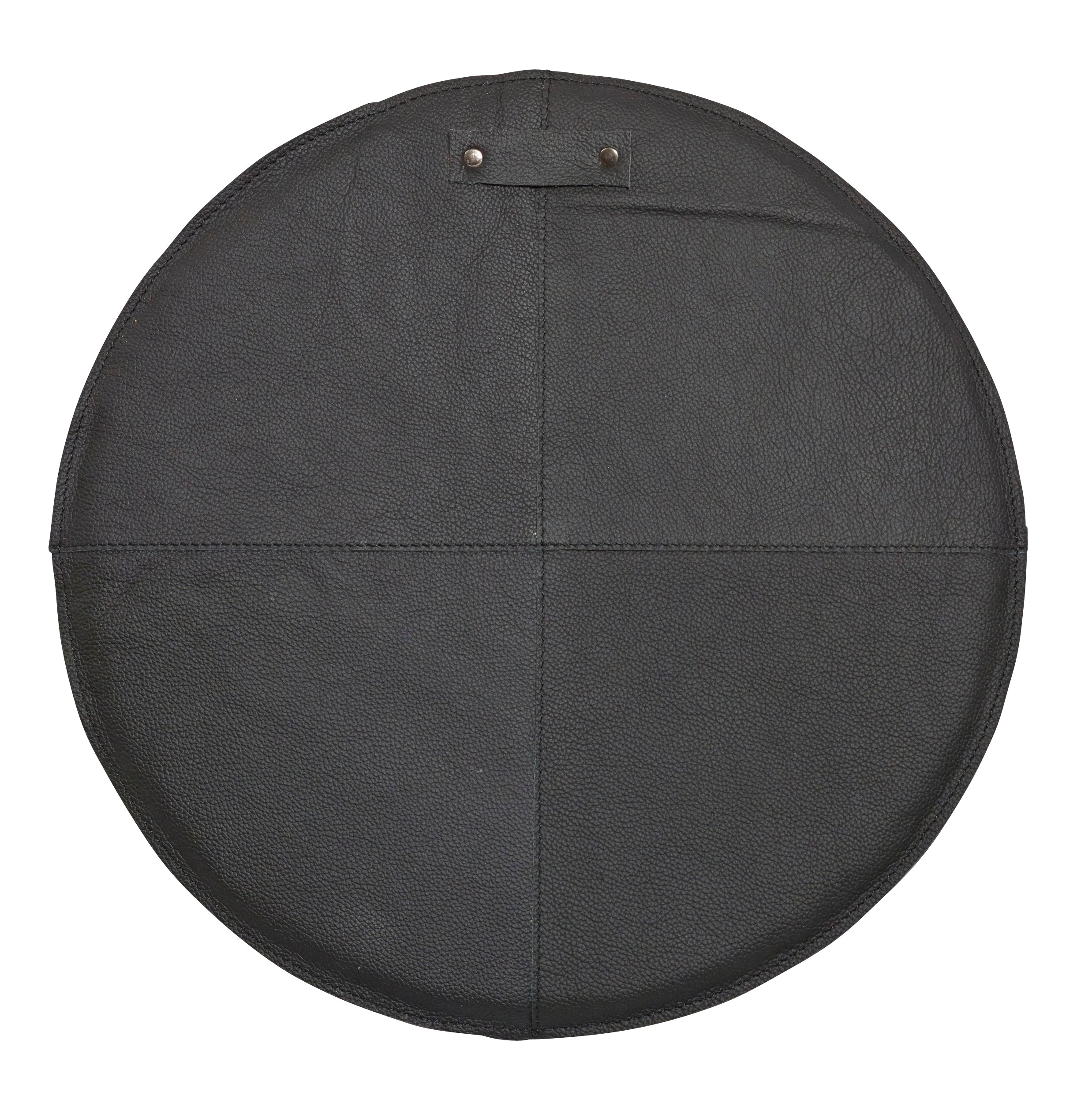 Svea Sitzkissen Leder - Schwarz