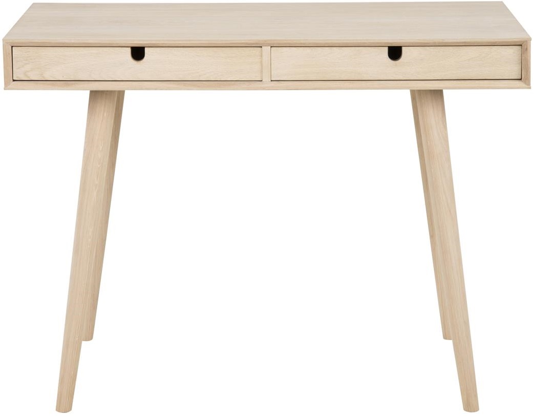 Century Schreibtisch 100 x 45 cm - Eiche wei� pigmentiert