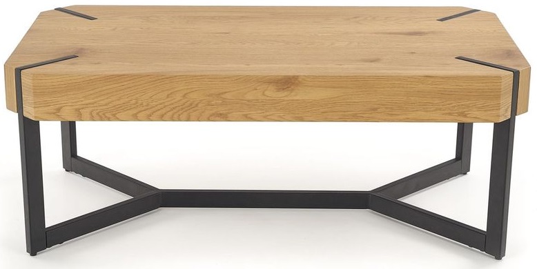 Alana Couchtisch 110 x 60 cm - Eiche/schwarz