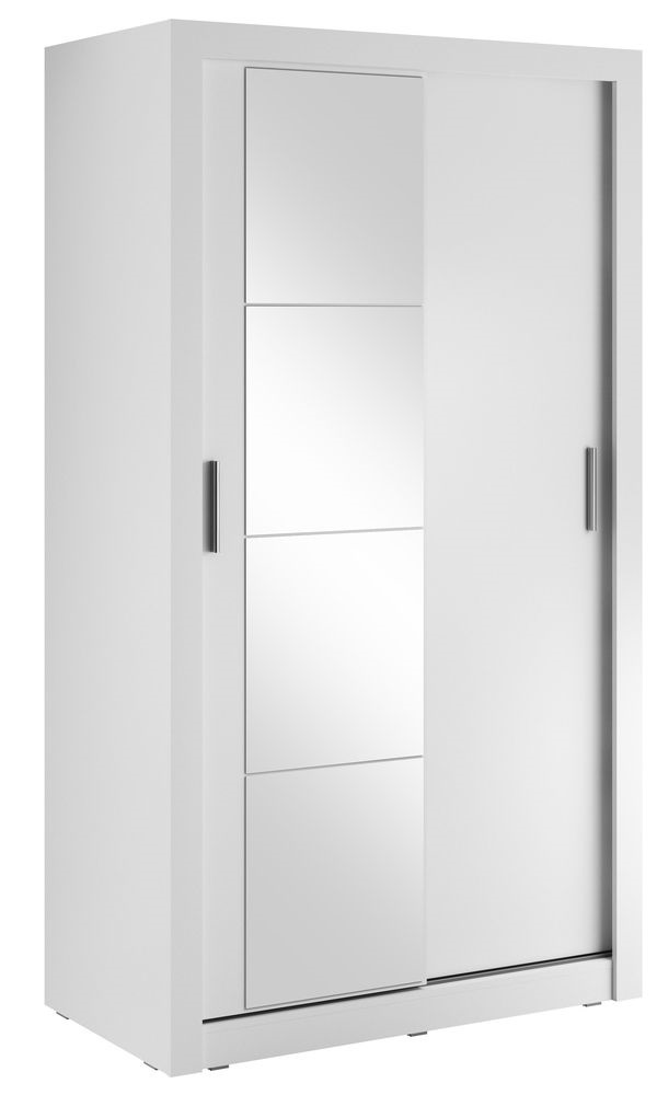 Mervyn Garderobe mit Schiebet�ren und Stauraum D120 cm - wei�