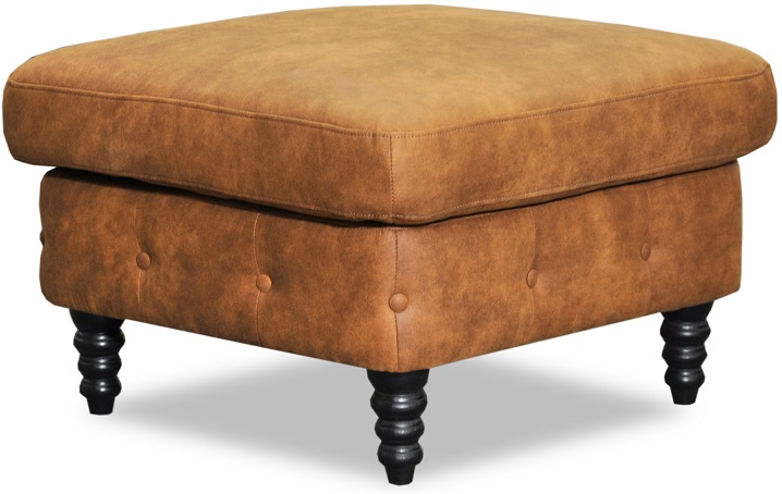 Ashford Chesterfield Fu�bank - Cognac �ko-Leder