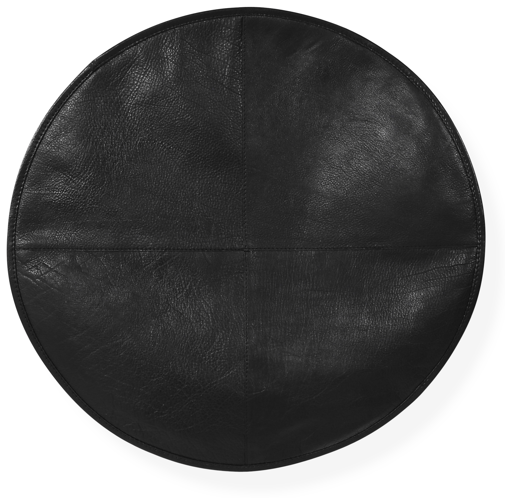 Ledersitzkissen - Schwarz Ledersitzkissen - Schwarz