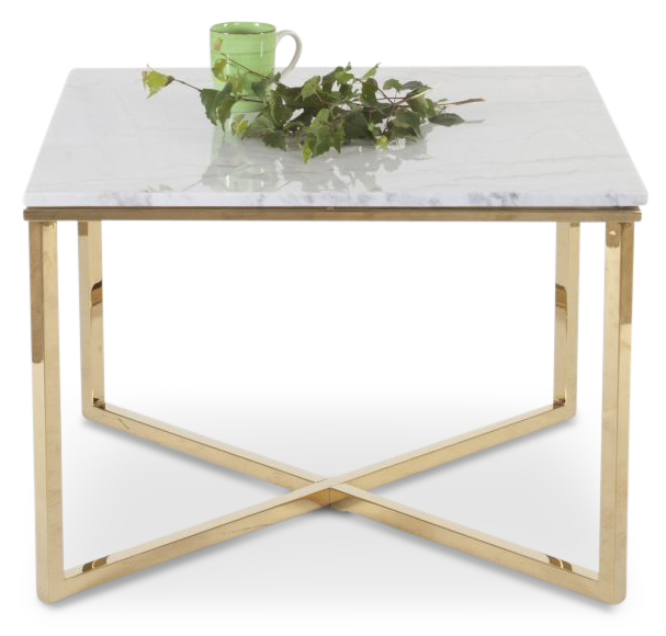 Maryland Couchtisch 70 - Messing