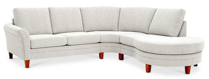 Ros� Ecksofa und Diwanteil rechts - Farbe w�hlbar!