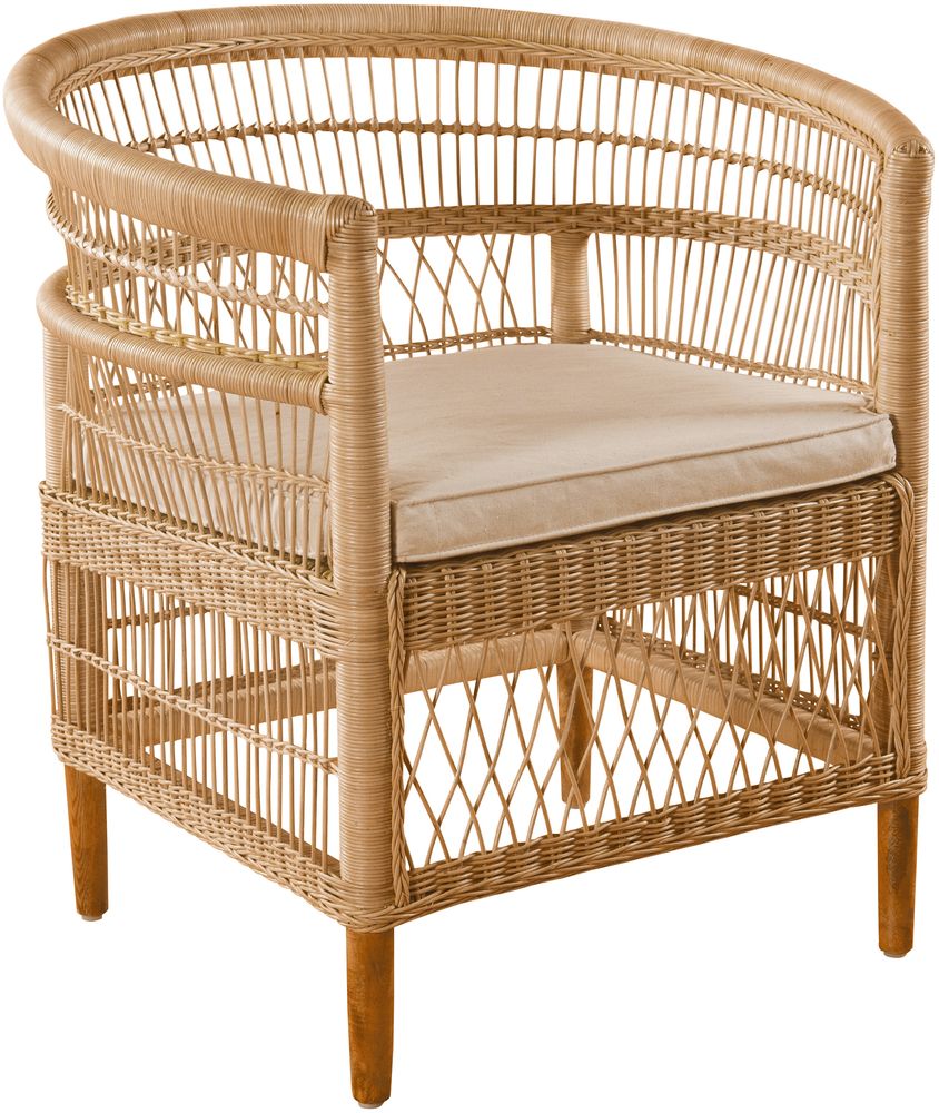 Tranum Sessel aus Rattan - Natur + Möbelreinigung Tranum Sessel aus Rattan - Natur + Möbelreinigung