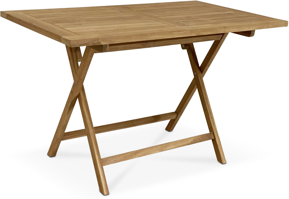 Salt� Zusammenklappbarer Esstisch aus Teak - 120 cm