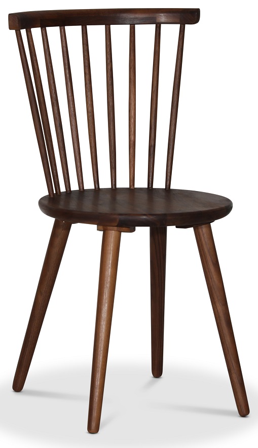 Rohrrohrstuhl Nussbaum + Stuhlkissen