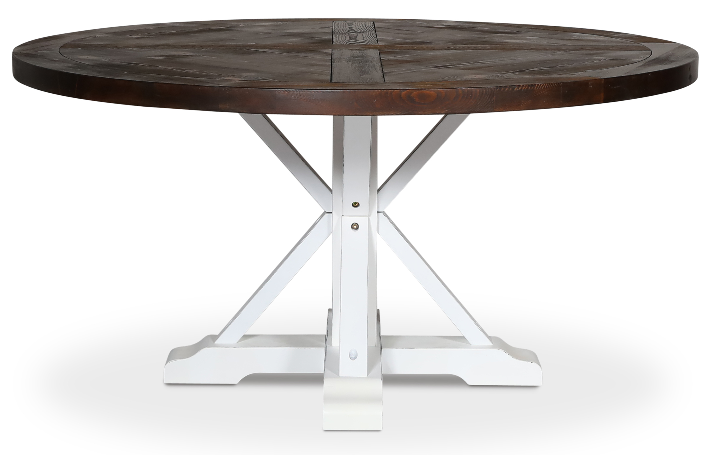 Tuva runder Esstisch �150 cm - Braun / Wei�