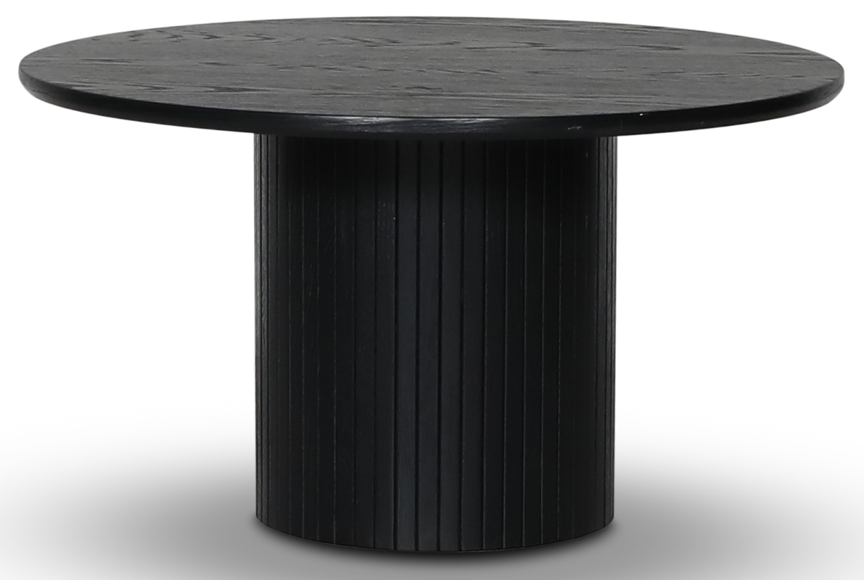 Nova Couchtisch �80 cm - Schwarzes Eschenfurnier