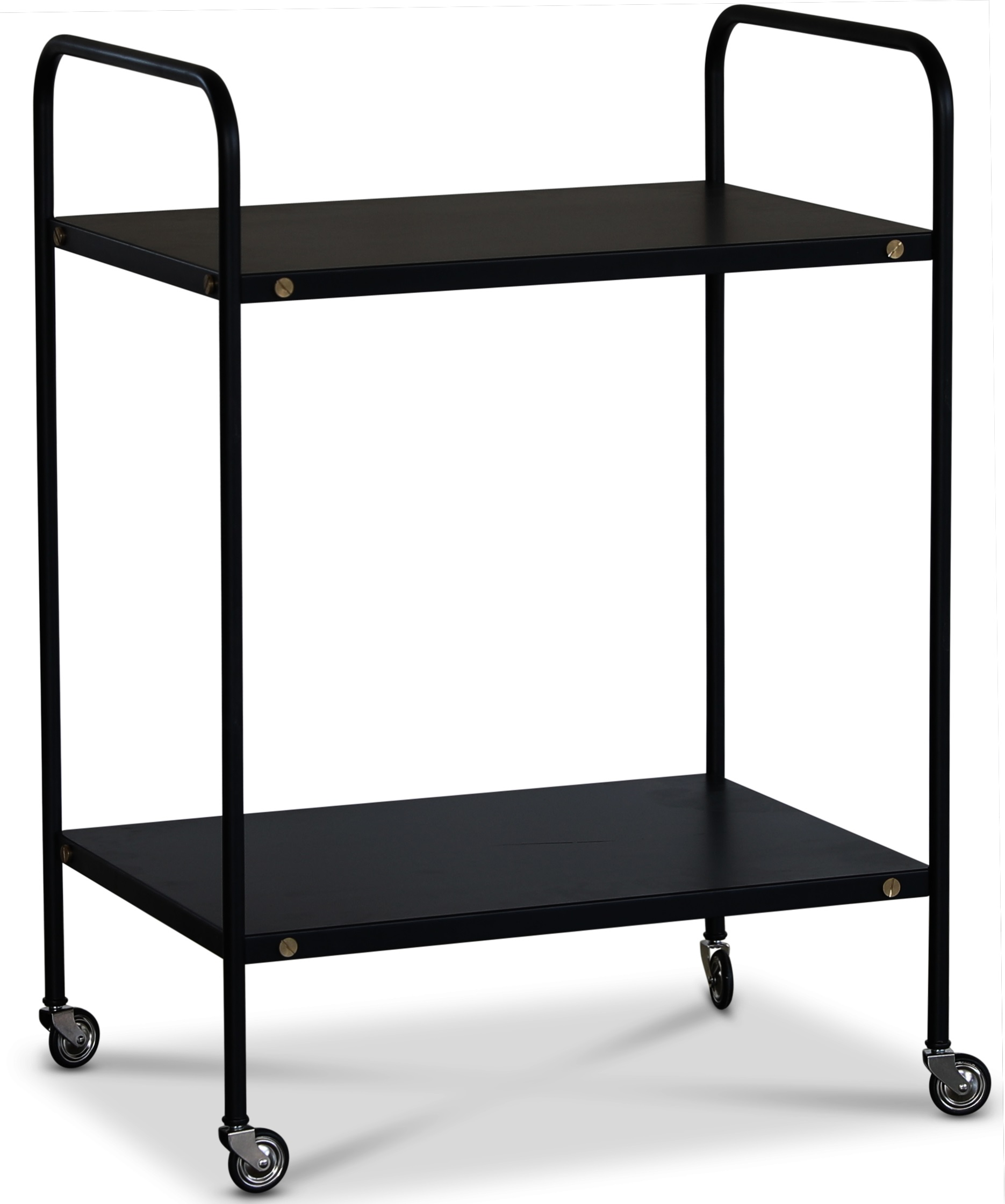 Revel Servierwagen Retro 60 x 45 cm - Schwarz / Messing