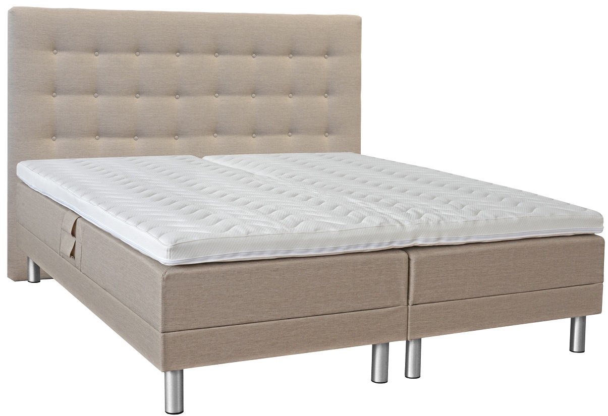 Komfort verstellbares Doppelbett mit Kopfteil - Jede Farbe und Breite