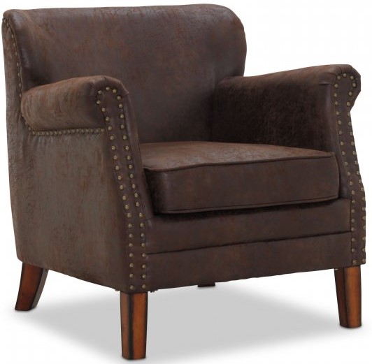 Sessel Leeds - Brauner Stoff