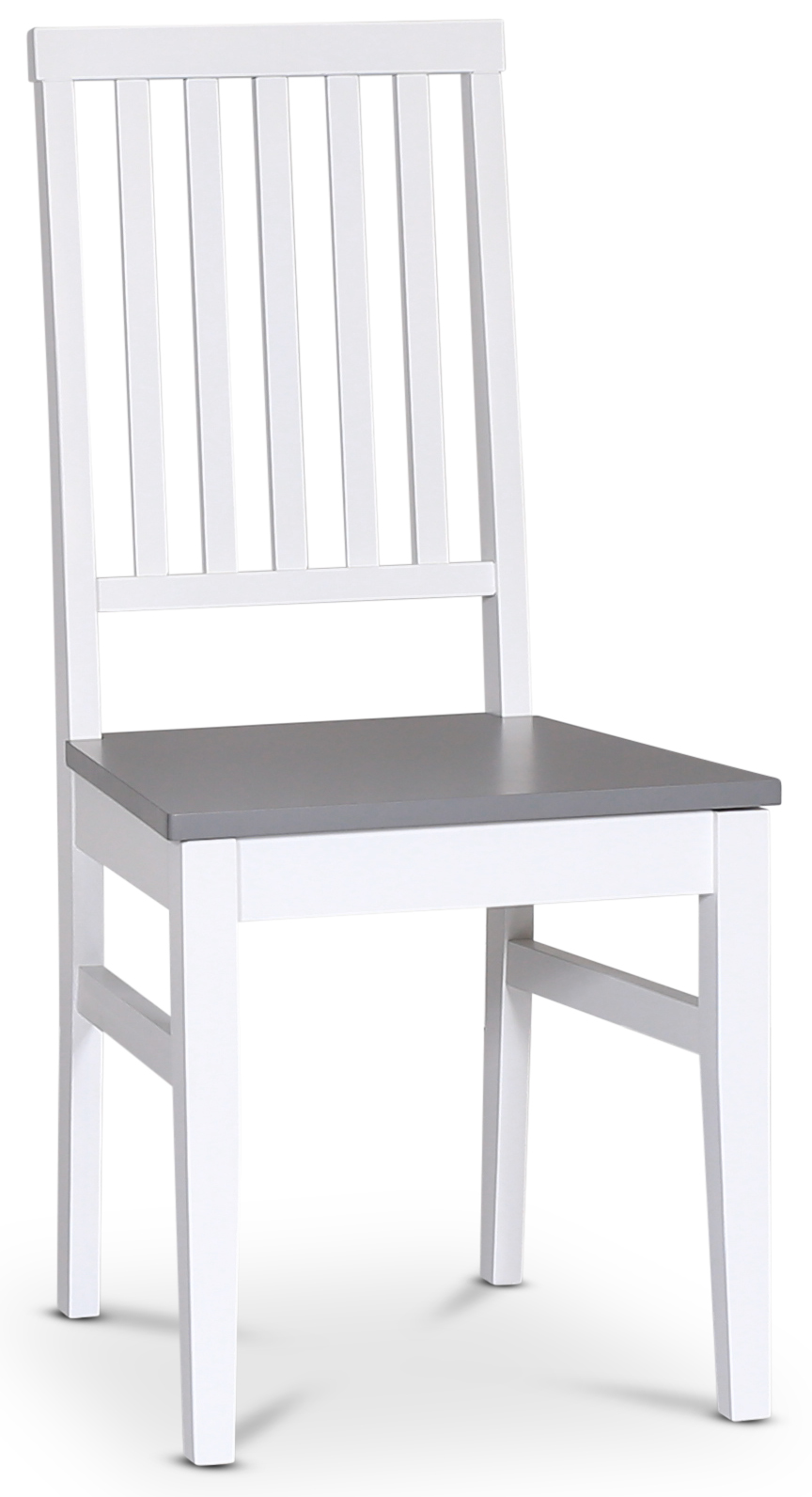 F�r� Stuhl - Wei�/Grau + Stuhlkissen