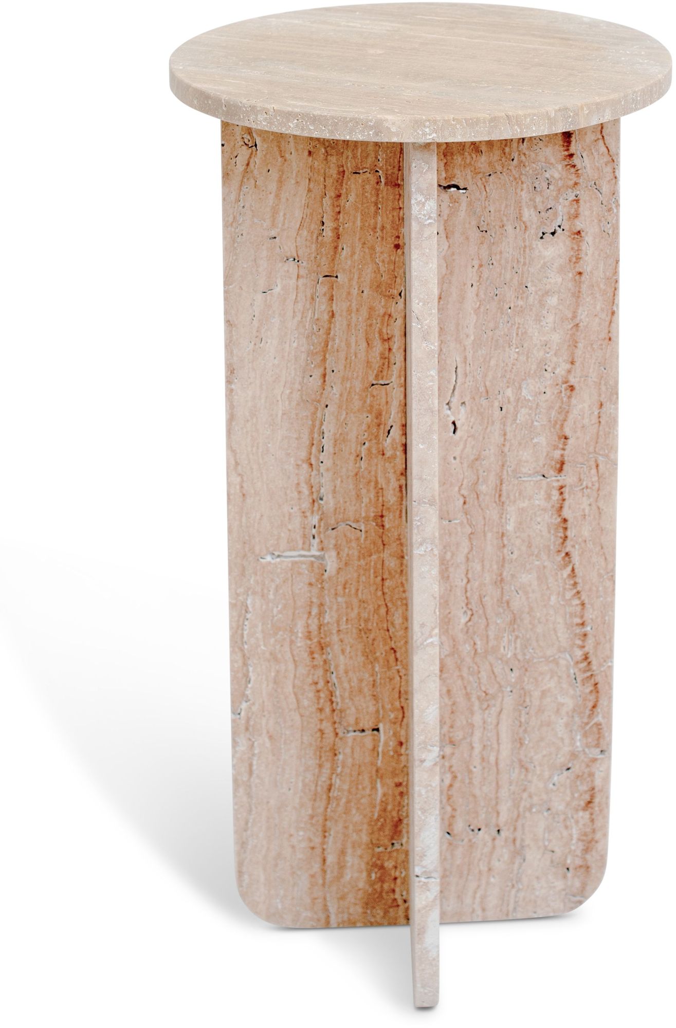 Ebener Sockel 75 cm - Travertin