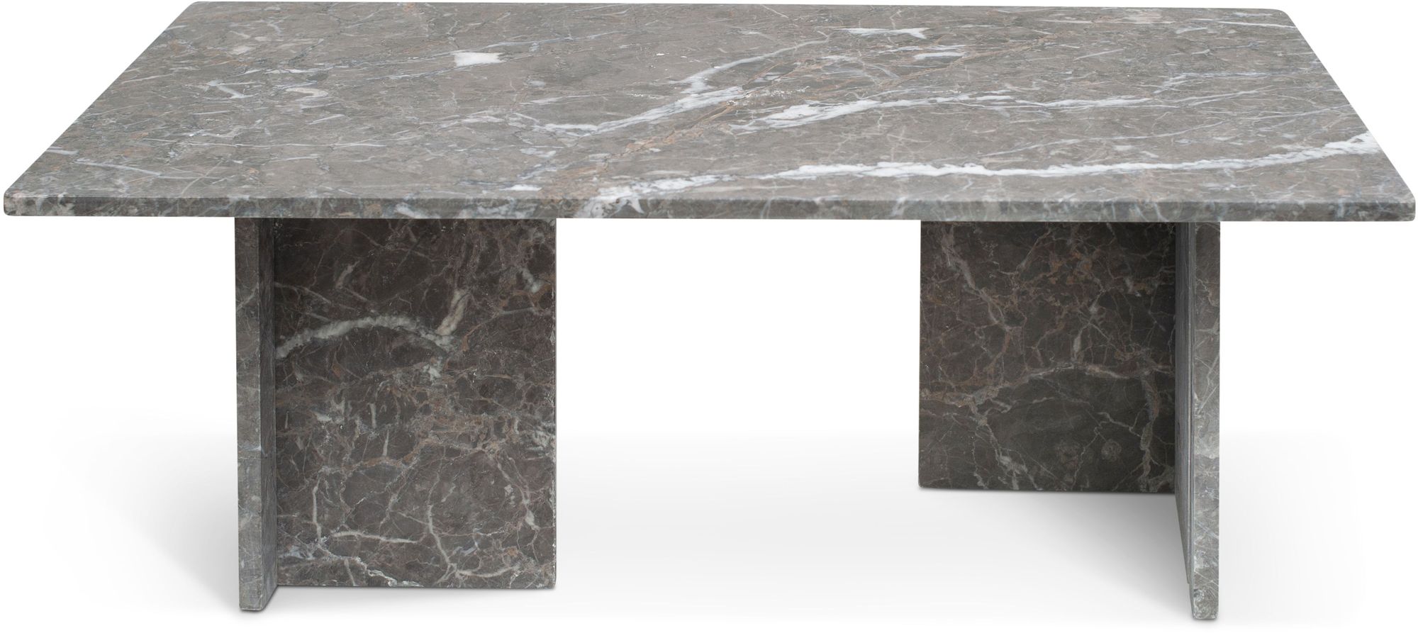 Level Couchtisch 110x60 cm - Grauer Marmor